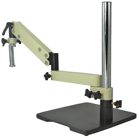 EcoView Stereo Microscope Post Stand with Flexible Articulating Arm & Tiltable Arbor