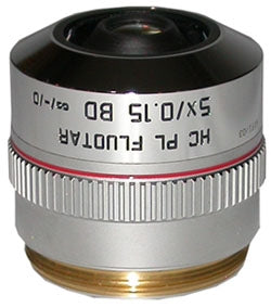 Leica HC PL FL 5x Brightfield Darkfield Microscope Objective