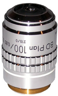 NIKON BD PLAN 100X ELWD (EXTRA LONG WORKING DISTANCE) OBJECTIVE FOR THEIR 210 TUBE LENGTH MICROSCOPES