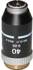 nikon achromat 40x objective 160 tube length