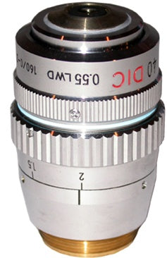 nikon 40x dic objective 160 tube length
