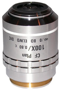 nikon cf bd dic 100x objective