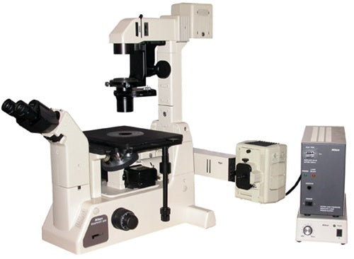 Nikon Diaphot 200 Fluorescence and Phase Contrast Inverted Microscope