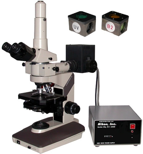 nikon labophot 2 fluorescence microscope