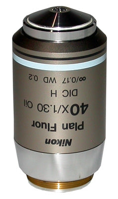 Nikon CFI Plan Fluor 40x Oil Immersion Objective