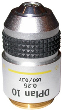 olympus d plan 10x microscope objective