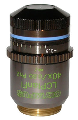 Olympus LCPlanFl 40x Ph2 LWD Microscope Objective