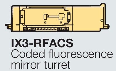 Olympus IX3-RFACS Coded Fluorescence Mirror Turret