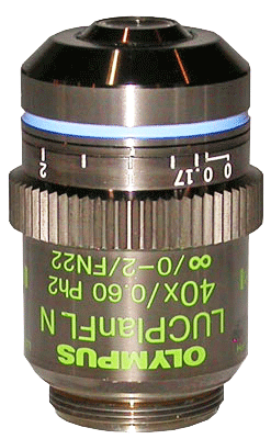 Olympus LUCPLANFL N 40x Phase Contrast Objective