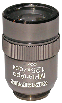 Olympus MPLANAPO 1.25X Reflected Light Microscope Objective