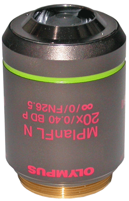 Olympus MPLANFL N 20x Brightfield Darkfield POL Objective