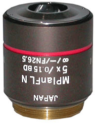 Olympus MPLANFLN 5X BD Objective