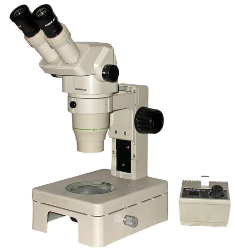 Olympus SZ1145 Stereo Microscope on Mirror Base
