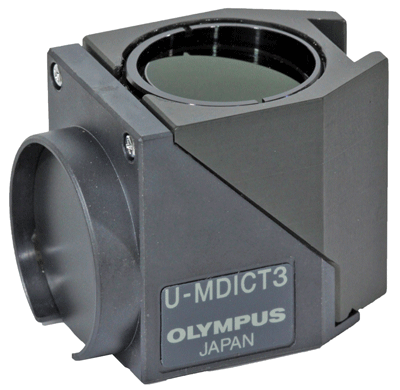 Olympus U-MDICT3 Cube Housing w/ Fixed Analyzer for Transmitted DIC