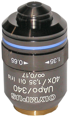 Olympus UAPO 340 40x Oil Objective