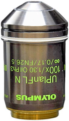 Olympus UPLANFL N 100x PH3 Phase Contrast Objective