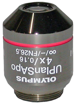 Olympus UPLANSAPO 4X Objective