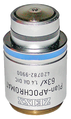 Objective Plan-Apochromat 63x/1.4 Oil DIC M27