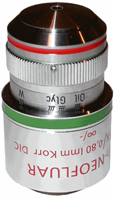 Zeiss Plan Neofluar 25x Multi-immersion Infinity Corrected Objective