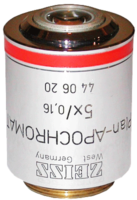 Zeiss Plan Apochromat 5x Objective