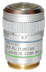 Leica HCX PL Fluotar L 63x PH2 Objective