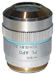 Leica PL APO 50x Brightfield Darkfield Microscope Objective