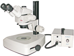 Leica M60 Stereo Microscope on Fiber Optic Tilting Mirror Base