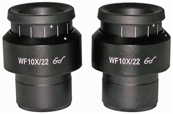 Replacement 10x Eyepieces for the Leica MZ and M Series Stereo Microscopes